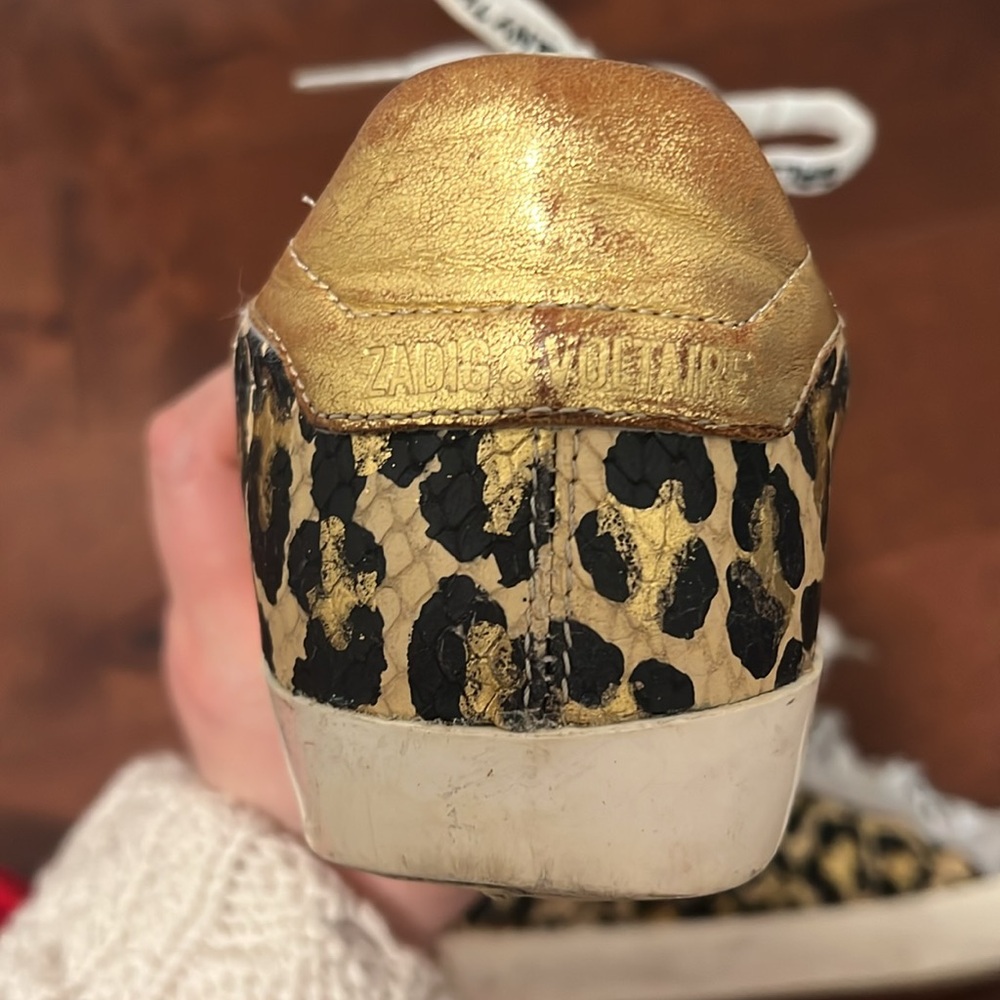 Zadig & Voltaire Snakeskin Sneakers - Size 36 - Picture 5 of 8